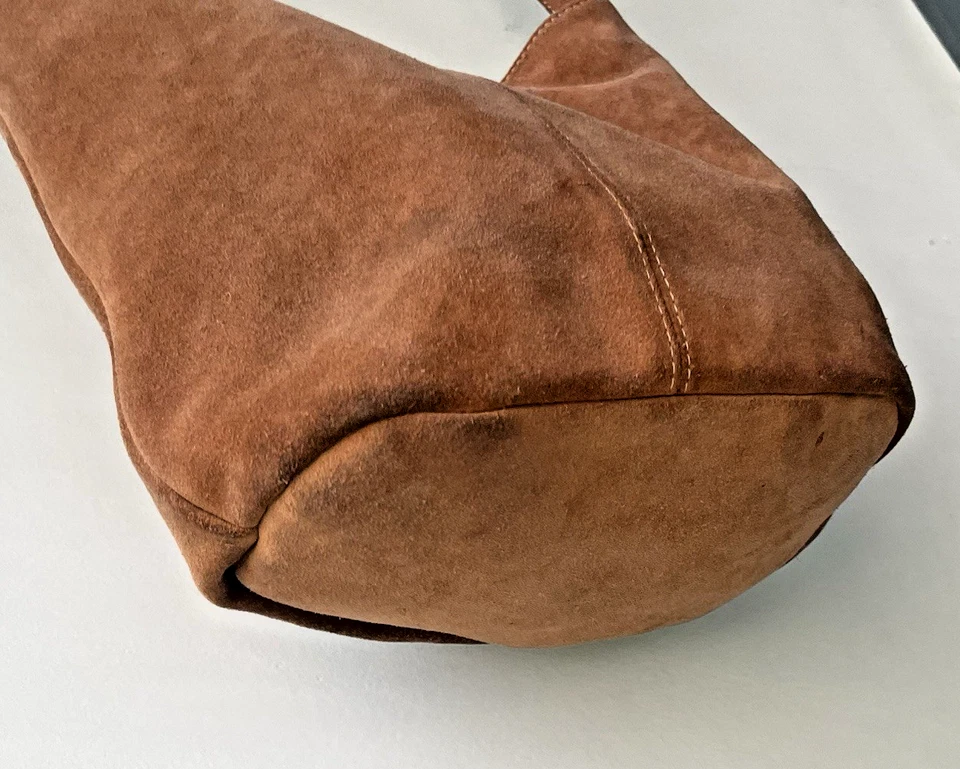 Bolso de Mano Mujer Gamuza Ecote Marrón Foto 3 de 4