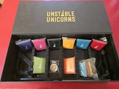 Unstable Unicorns Kickstarter Exclusive Game Collector's Box + EXTRAS