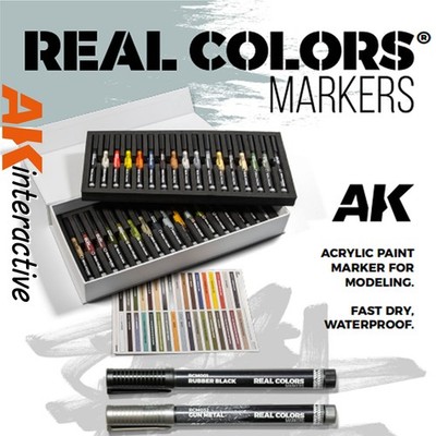 Real Colour Marker SPECIAL BOX SET 34 Marker alle Farben RCM150 AK interaktiv