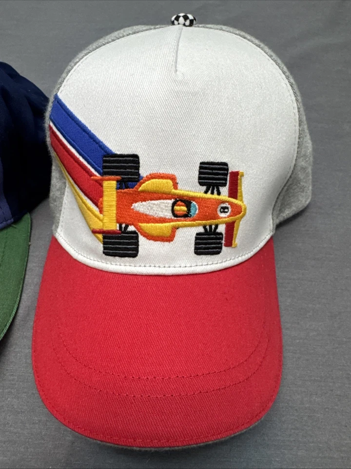 Gymboree 学步儿童帽子赛车农场尺寸 4T/5T 刺绣 — 第 3/4 张图片