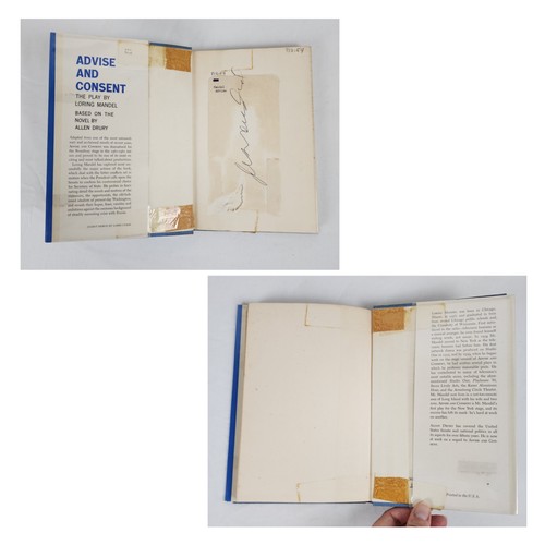 Beratung und Zustimmung: Das Stück von Loring Mandel Hardcover Allen Drury 1961 - Bild 4 von 10