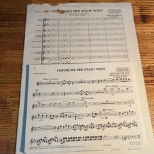 Vienna Celebration Wind Orchestra Sheet Music Richard Strauss Used ZZG