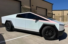 For Cybertruck DIY PreCut Paint Protection Film Wrap Color Change(White To Pink)