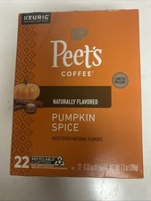 Peet's Coffee Pumpkin Spice Keurig Oryginalne kapsułki K-Cup, 22 sztuki