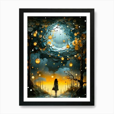 Muse Inspiration Kunstdruck gerahmt Wandbild Poster Leinwanddruck Bild