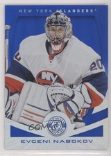 2013-14 Totally Certified Mirror Platinum Blue 9/10 Evgeni Nabokov #55 01qm