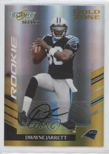 2007 Score Select Gold Zone 9/25 Dwayne Jarrett #376 Rookie Auto RC 0f6