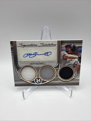 2023 Topps Museum Collection Signature Swatches Jeff Bagwell Auto /99 Houston