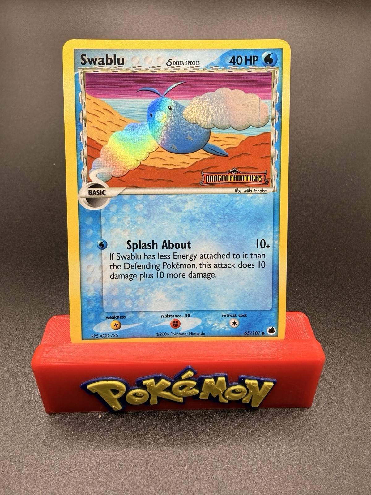 Swablu 65/101 Common Reverse Holo 2006 Ex Dragon Frontiers Pokemon Card NM