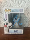 Signed Funko Disney Frozen Olaf Funko Pop #1700 Vinyl Figure - Josh Gad
