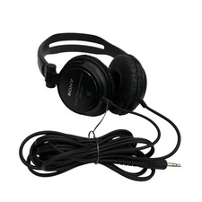Sony MDR-V150 Dynamic Stereo Wired On-Ear Headphones Black Tested Working