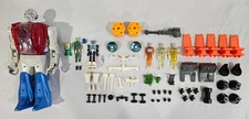 Ricambi vintage anni 70 Mego Micronauts Biotron Acroyear Space Glider Time Traveler