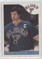 1985-86 Topps Brian Sutter #135 1m8