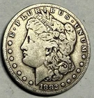 1882-CC Carson City Morgan silver dollar. Original Fine-VF. #nrd1