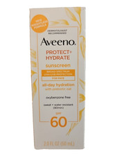 Aveeno Protect + Hydrate Sunscreen For Face SPF 60, 2 FL OZ - Exp 03/2027