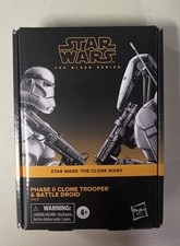 Star Wars Black Series Phase II Clone Trooper & Battle Droid 2 Pack Amazon 6