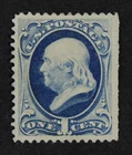 CKStamps: US Stamps Collection Scott#182 1c Franklin Unused NG
