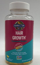 Garden of Life Women's Hair Growth ~ 30 Duocap Capsules ~ Lemon FLVR ~ EXP 2/27
