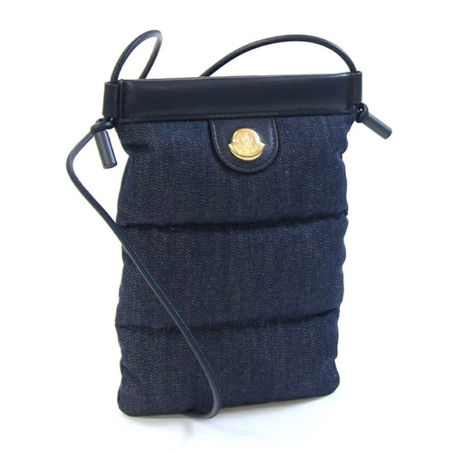 Moncler Puffy Shoulder Bag Phone Case 6B00001 M4042 Navy Cotton Nylon