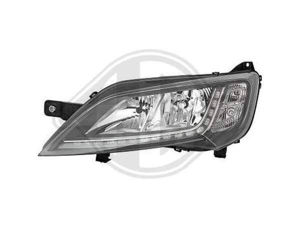 Scheinwerfer Links Schwarz LED Tagfahrlicht FüR Fiat Ducato Ab 2014-image