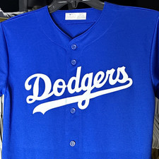 Genuine Merchandise Los Angeles Dodgers Blue/White MLB Baseball Jersey Youth L