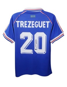 David Trezeguet Signed France National Team Adidas Authentic Jersey (Beckett)