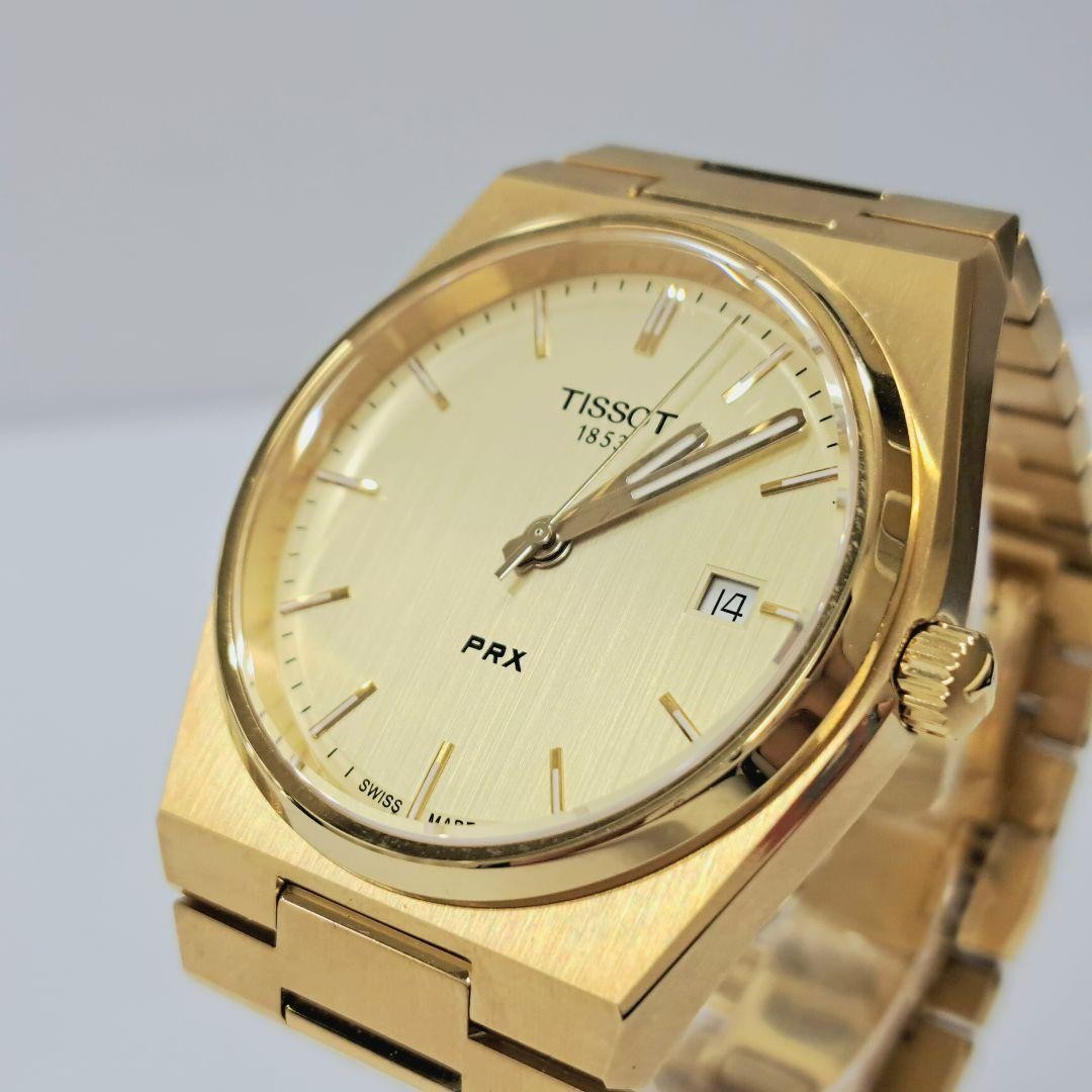 TISSOT PRX Quartz Movement Mens Watch 40mm wrist 16cm Ref T1374103302100 image 4