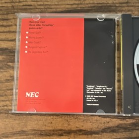 NEC Monster Lair TurboGrafx-CD Game Manual Included NTSC-U/C US/Canada 1989