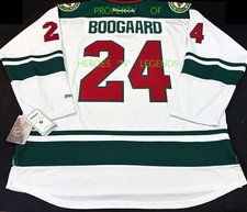 MEN-NWT-4XL DEREK BOOGAARD MINNESOTA WILD ROAD NHL LICENSED REEBOK HOCKEY JERSEY