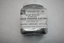 EZ-Cable Clips Shark Tooth Anchor Weather Resistant Stainless Steel 100 Pack