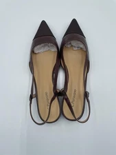 C. Paravano F1 Flat Brown Croc Print EU 39.5 US Womens 8.5/9