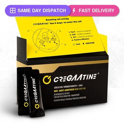 CreGAAtine Micronized Creatine Monohydrate + GAA | Increase Strength, No...