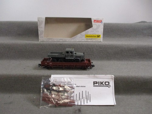 Piko Spur H0 72018 Güterwagen Rungenwagen mit LKW beladen der DB in OVP | Zustand: Gebraucht