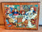 Vintage Jewish Israel Picture by Arthur Szyk Laminated Art Print