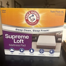 Arm  Hammer Supreme Loft Twin/Twin XL Mattress Pad   New Sealed