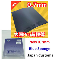 YINHE Sun Pro Tacky - Table Tennis Rubber Blue Ultra Thin Sponge 0.7mm ver.