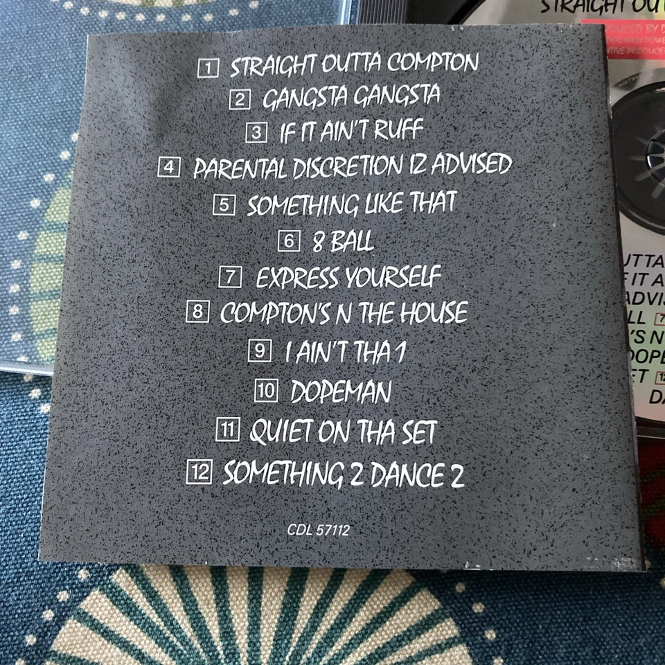 Straight Outta Compton [Clean] [Edited] by N.W.A (CD, 1989 Ruthless Records NWA - Image 4 of 4