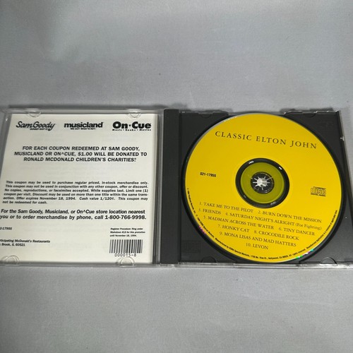Classic Elton John CD Album With Iconic Hits - Picture 3 of 3
