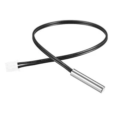 NTC Thermistor Probe 10K 8" Waterproof Stainless Steel Temp Sensor Probe for ...