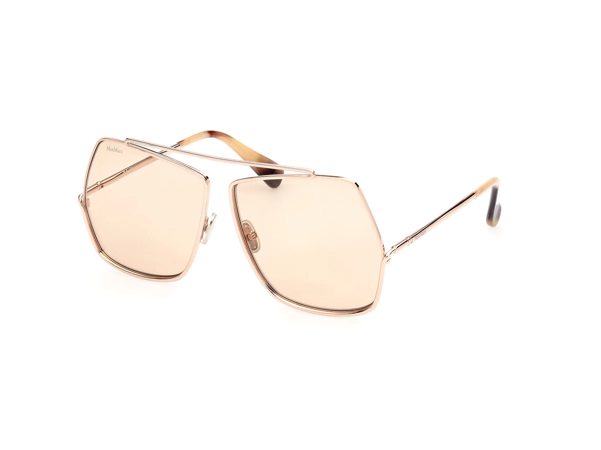 Max Mara Sunglasses MM0006 ELSA 28E Gold Orange Woman | eBay