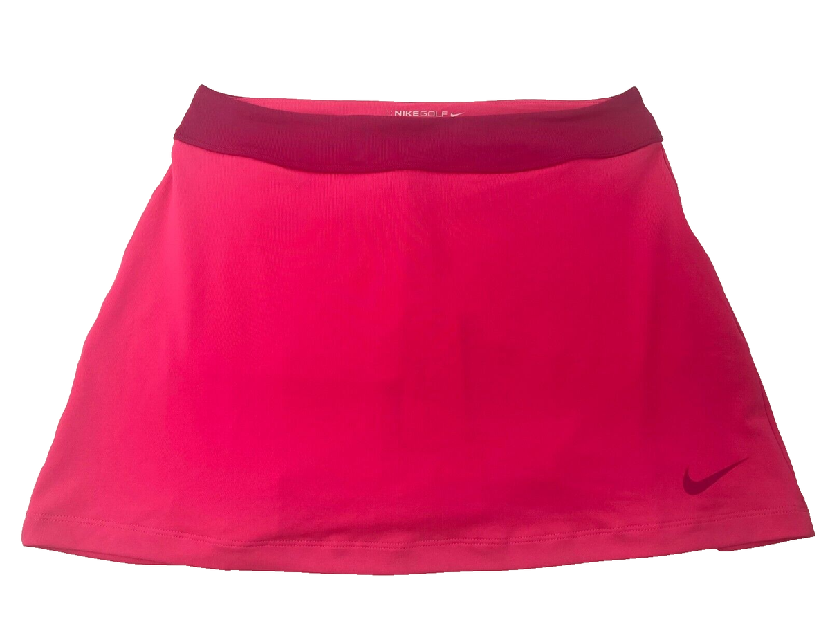 NEW! NIKE [S] Women DRI-FIT Fairway Golf/Tennis/Pickleball Skort-Pink  640435-667