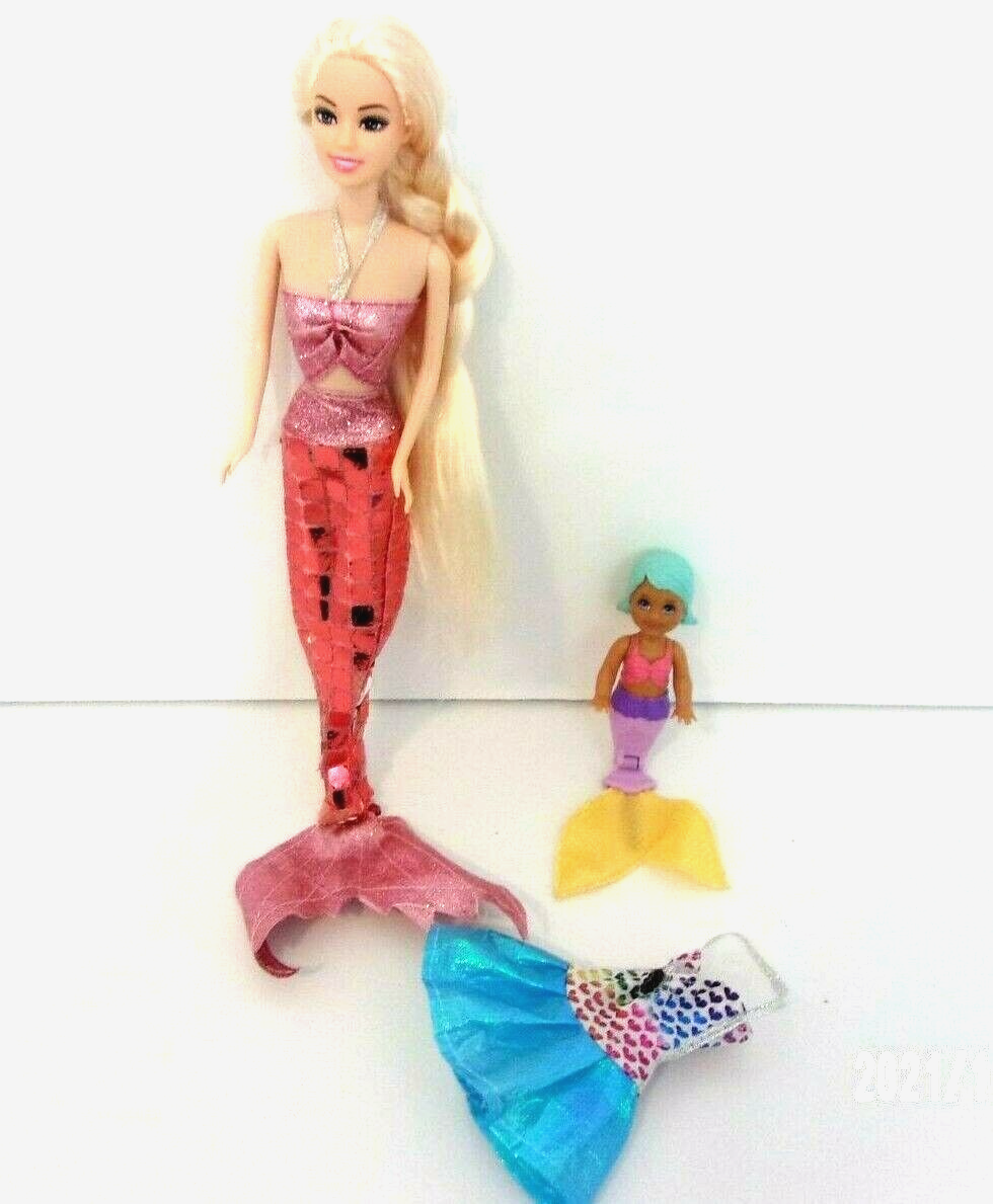 Mattel Dolls Barbie And Chelsea Dreamtopia Mermaid Multicolor Set Of 3 Age 3 Up