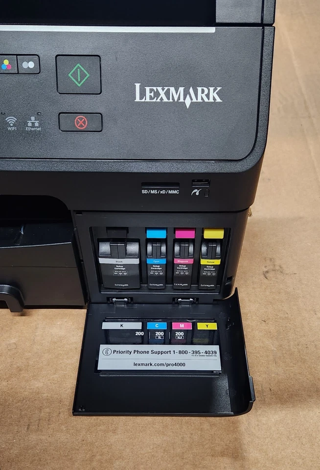 Lexmark OfficeEdge Pro4000 All-In-One Inkjet Printer NEW, NO BOX - Image 3 of 3
