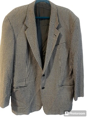 Vintage Mani By Giorgio Armani Houndstooth Wool Cashmere Vintage Mani By Giorgio Armani Houndstooth Wool Cashmere