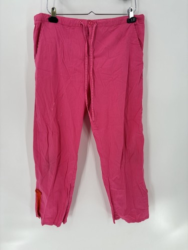 Michael Simon Hose Damen XL Rosa Capri Cropped Taschen Seitenschlitz Freizeit Reißverschluss - Bild 1 von 24