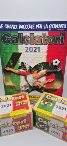 Panini Calciatori 2021 2 Box Figurine Da 100 Bustine + 1 Album - Foto 4 di 6