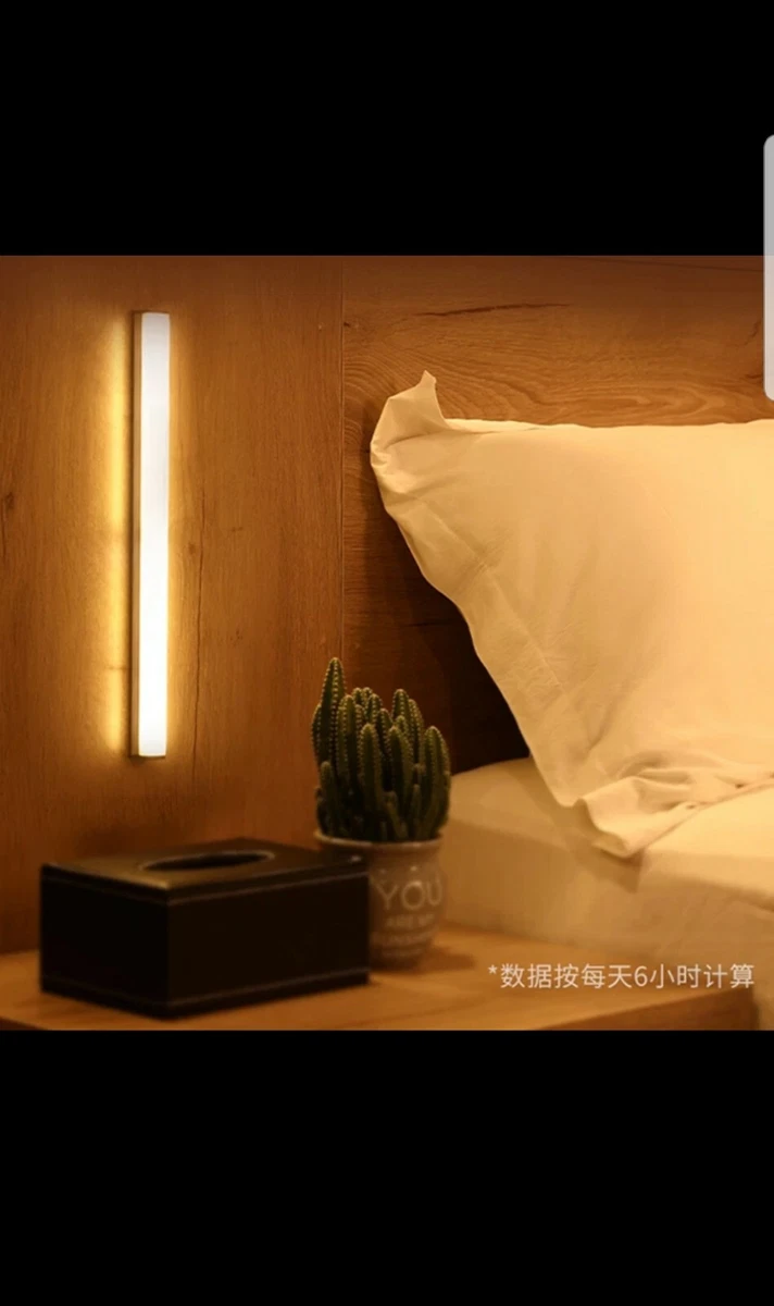 Luces LED de noche con Sensor de movimiento, Detector de luz de decoración de pa