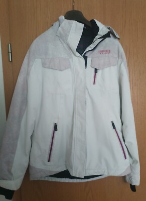 Weiße Damen Winterjacke Gr. 38, Top