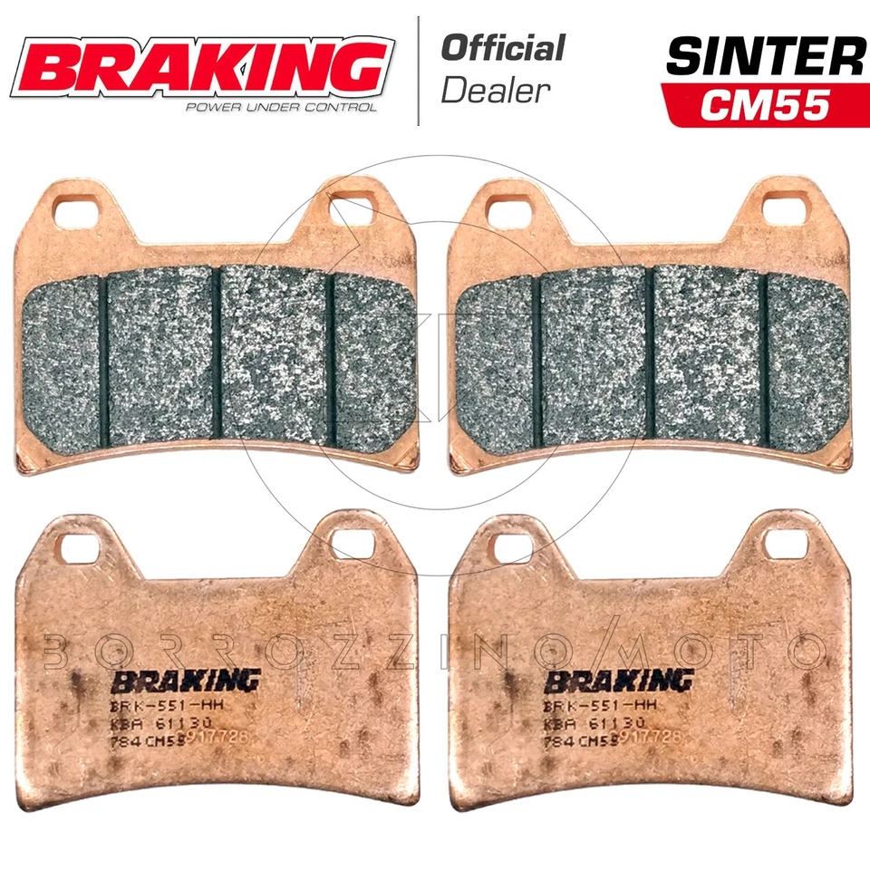 PASTIGLIE FRENO BRAKING ANTERIORI +POSTERIORI DUCATI MULTISTRADA S ABS 1200 2011 Foto 2 de 4