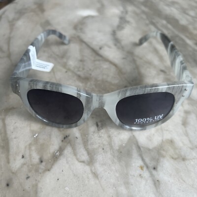 Vera Wang Smoke Grey Plastic Sunglasses NWT